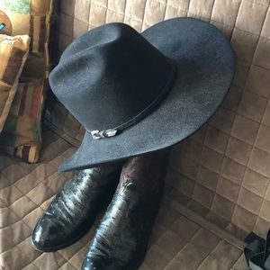 Black Cowboy Hat 7X Huskey Hat Company